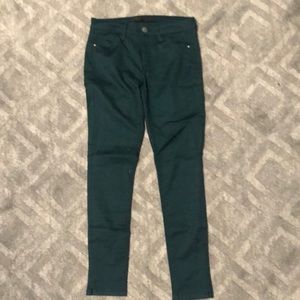 Hunter green skinny jeans